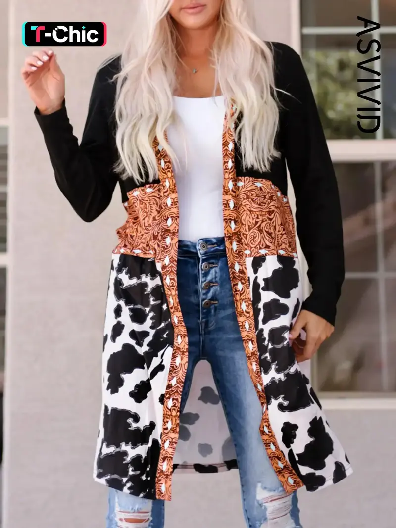 long patchwork crochet cardigan - TikTok Shop