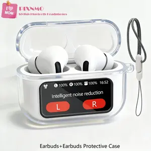 Mother's Day  A9PRO Wireless In-ear Design Bluetooth-compatible Earbuds with Active Noise Cancelling  for iPhone Android Multi-Functional  Full Color Display Touch Screen selfies, EQ, finding lost buds 8hr playtime Lightweight, comfy, ready for anything