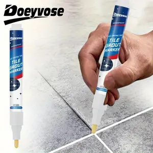 Doeyvose Tile Grout Pen, Quick-Dry Waterproof Sealant, Long Lasting Adhesive for Bathroom Shower Kitchen Floor Tiles, Easy Application & Long-Lasting Protection