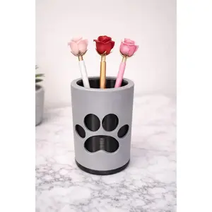 Paw Print Pen Holder