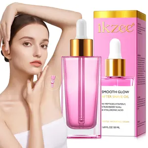 Ikzee Women's Aftershave Moisturizing Essence 50ML Bottle, Gentle Soothing Hydration, Prevents Hair Growth Inward, Natural Fruit Enzyme Flavor, Post Shave Moisturizer