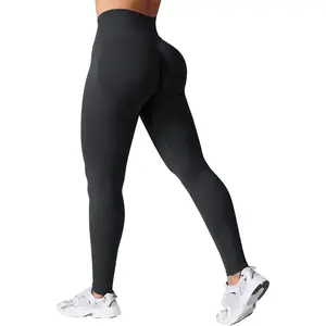 Women Impact Leggings Scrunch Workout Leggings Medium Waist Tummy Control Butt Lifting Gym Yoga Pants