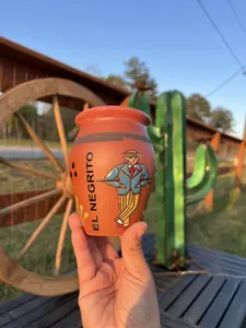 Cantaritos de Loteri/ Mug/ Clay Cups/ Jarritos Mexicanos/ Tazas Artesanales/ Artesanias Mexicanas Ceramic Traditional
