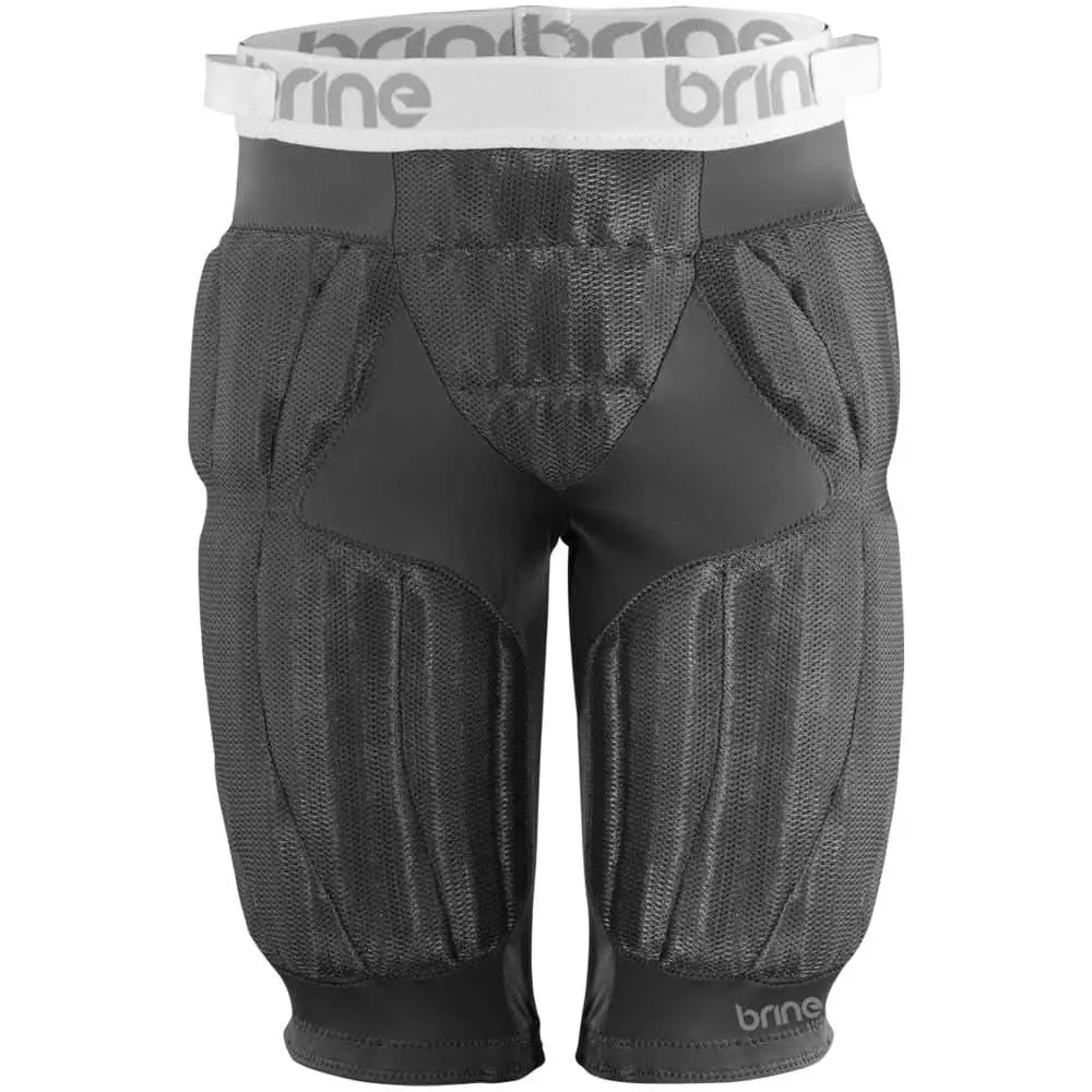 Padded Goalie Pants for Hockey Goaltenders, Breathable Protective Undergarment with Pullloop Waist Hold and Impact-Dispersing Beaded Foam, Under Shorts