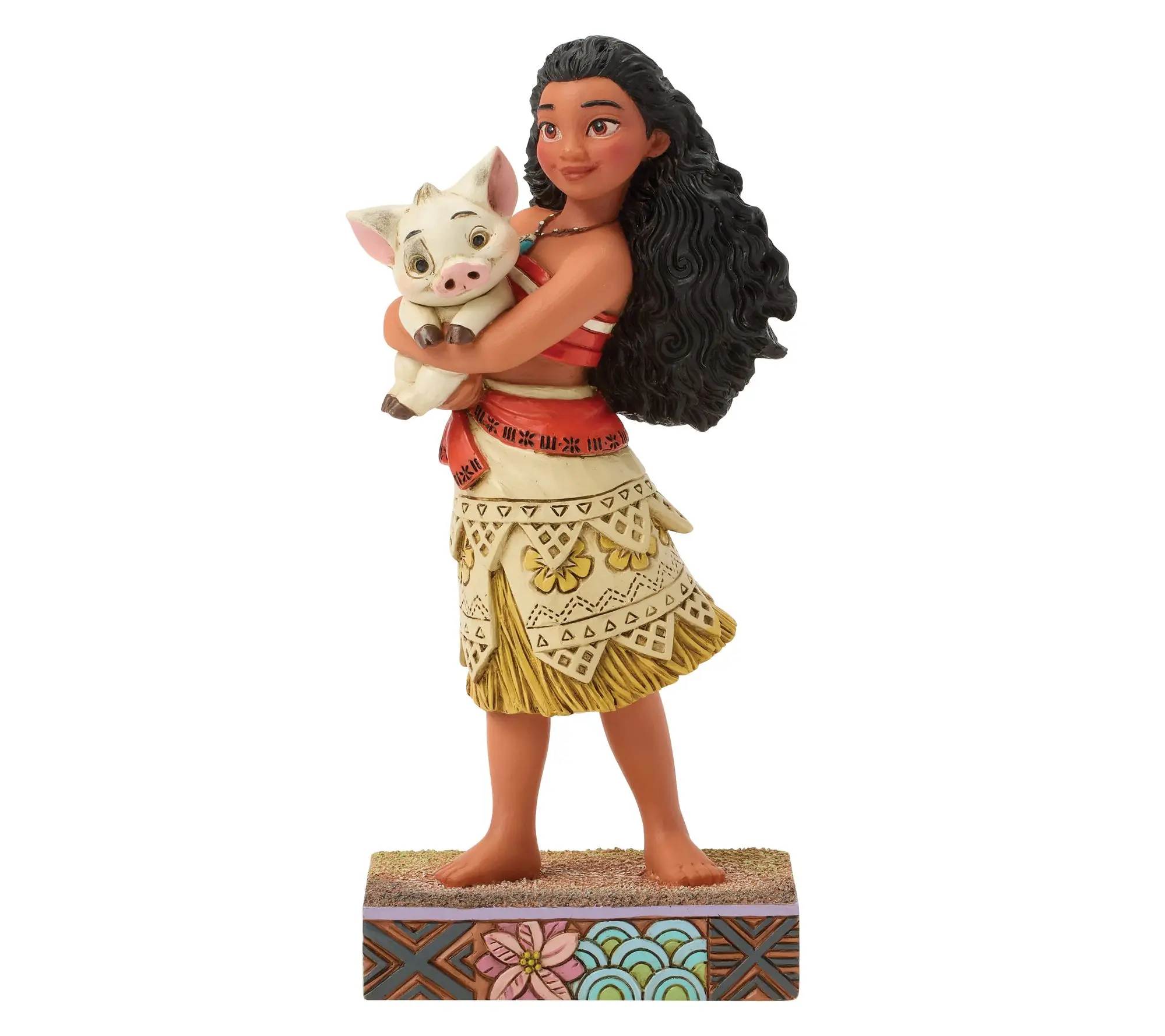 Jim Shore Disney Traditions Moana Holding Pua Figurine 6.1in H
