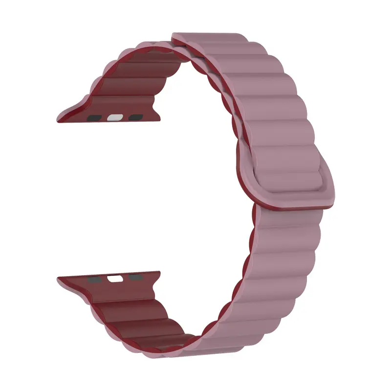 Smoke purple with burgundy