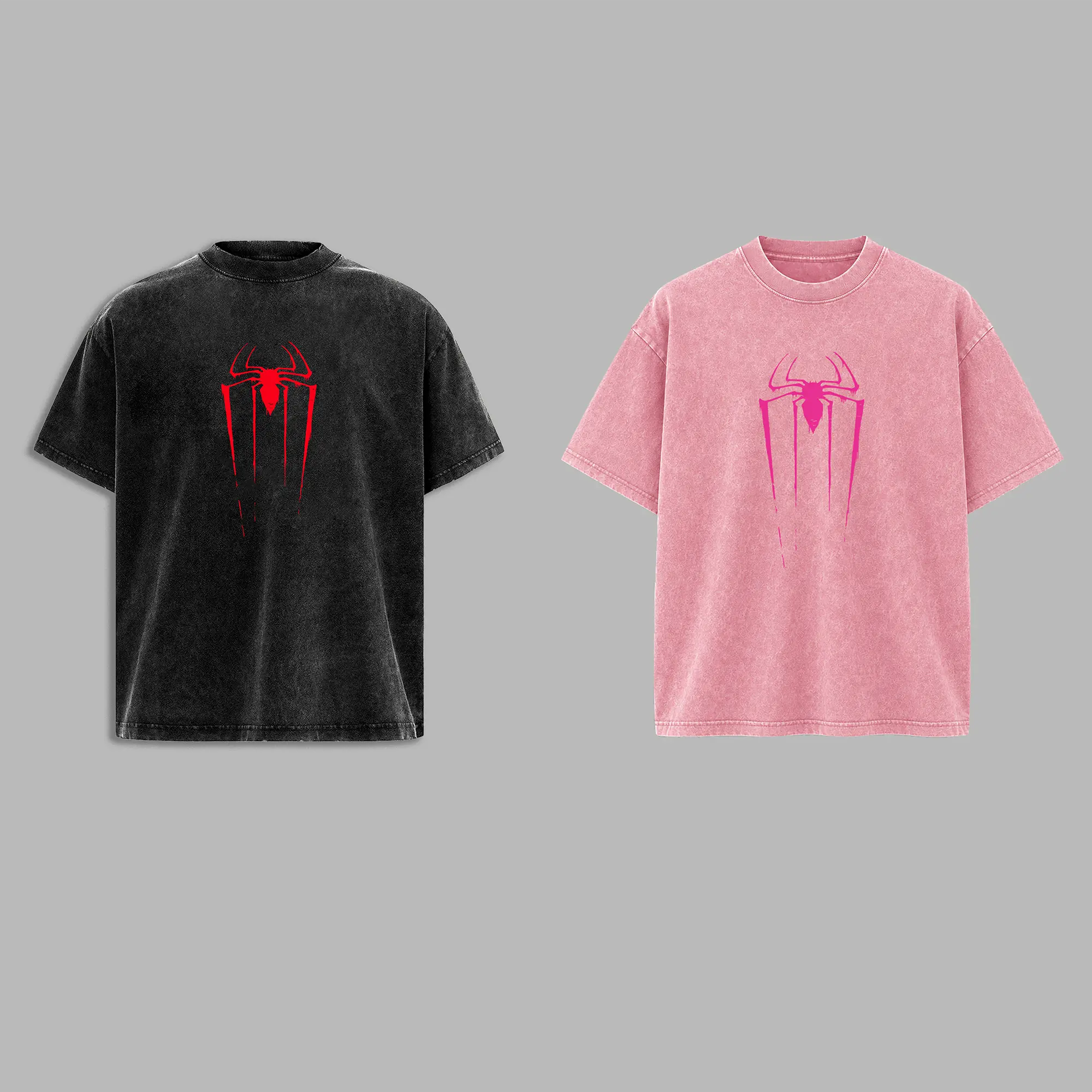 Spidey Couple Matching Shirt, Vintage Inspired Oversized Graphic T-Shirt, Movie Actor Fan Tee, Peter Web Hero Shirt, Y2K Comic Streetwear Top, Black Cotton Unisex Tee, Gift for Movie Lovers