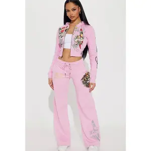 Ed Hardy Tiger Roar Pant - Pink 1