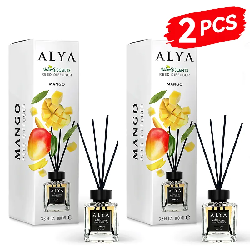 2 PCS Mango Scents-Reed Diffuser