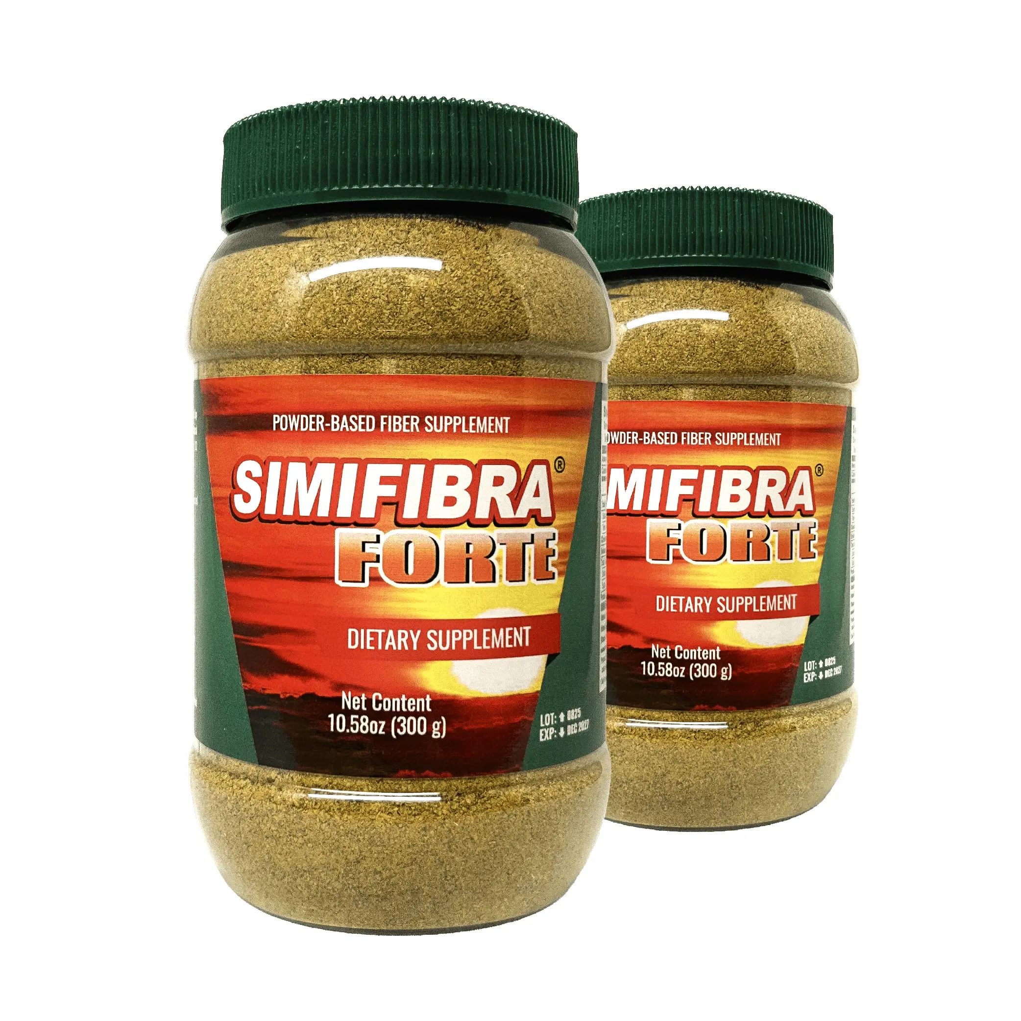 2-Pack Simifibra Forte MX Dietary Fiber Supplement Powder 300g | Supports Digestive Health