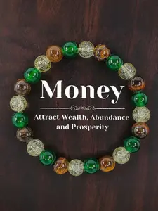 Natural Quartz East Turquoise Peacock Stone Bracelet, Attracts Wealth & Prosperity, Ideal Gift for Friends, Enhance Your Luck