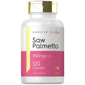 Carlyle Saw Palmetto For Women 900mg | 120 Capsules | Full Spectrum Complex | Non-GMO, Gluten Free Supplement | For Her