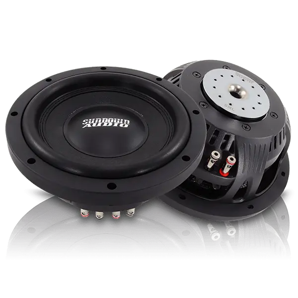 Sundown Audio SML10D4 SML-Series 10 in Underseat Car Subwoofer, 500W Shallow Mount 4-Ohm Subwoofers, 4-Layer Copper, 11mm 1-Way by 70% BL for Car Audio Systems