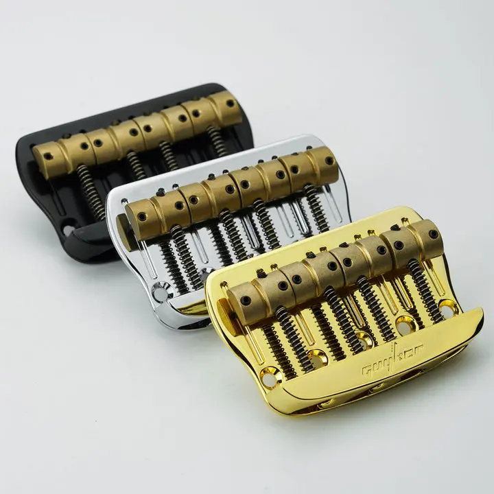 Guyker GB408 4-String Bass Bridge with Brass Saddles