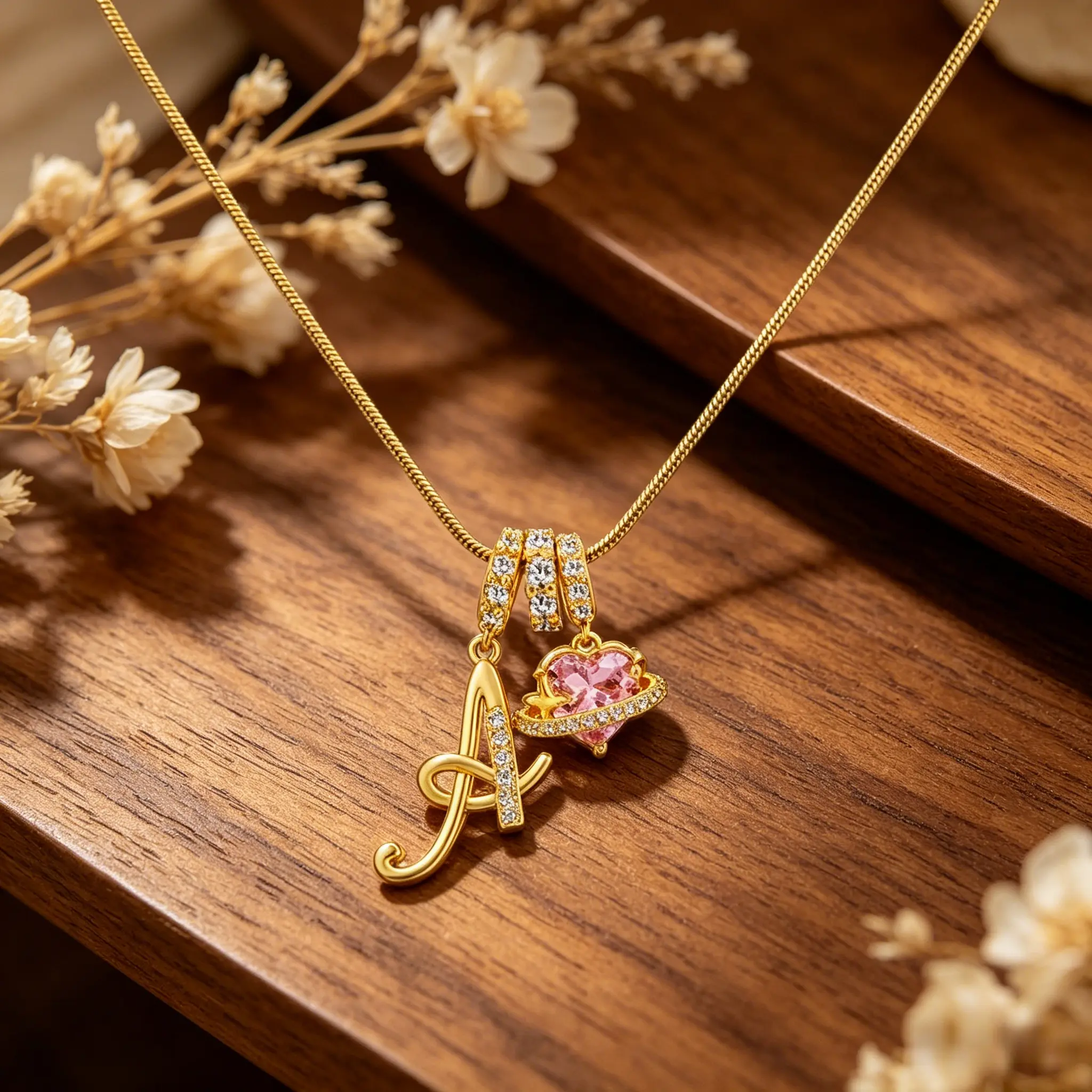 2026 Personalized 26 Initial Necklace 14K Gold Plated Hypoallergenic Non-Tarnish Adjustable Chain Custom Name Letter Pendant Gift for Women Girlfriend