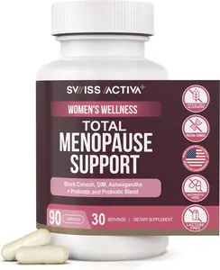 Daily Menopause Support for Mood, Sleep & Comfort | Plant-Based Formula | Swiss Activa+