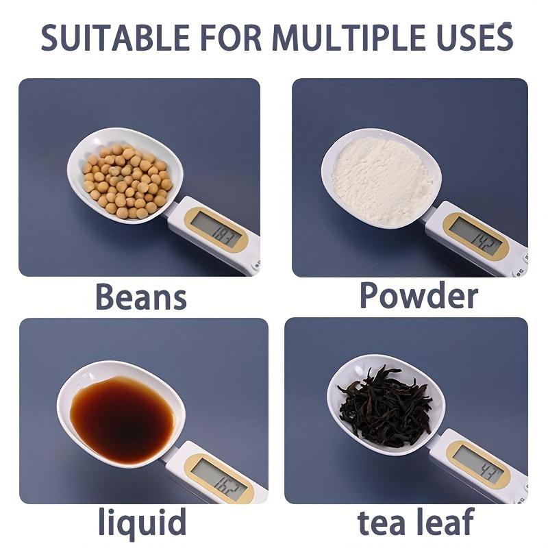 【FaddishDeal】500g / 0.1g electronic measuring spoon scale, household small kitchen weighing spoon, measuring handheld, measuring utensils Cover, food scale