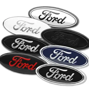 High-Quality Abs Material Ford Front & Rear Emblem Tri-Logo 1pcs, Durable Waterproof High-Temperature Resistant Corrosion-Resistant, Sticker for cars