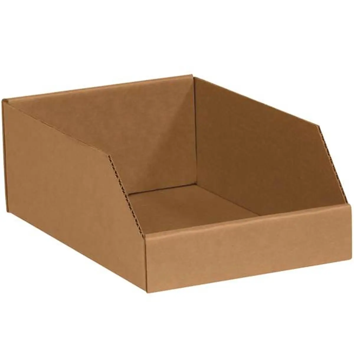 Box Partners  4 x 24 x 4.5 in. Kraft 200 ECT-32 Corrugated Bin Boxes Case, Pack of 50