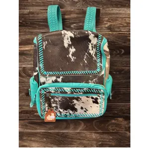 Turquoise Trail Cowhide Backpack