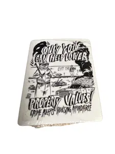 Only You Can Prevent... Nostalgic Pop Culture Themed Cartoon 3x3 Sticker