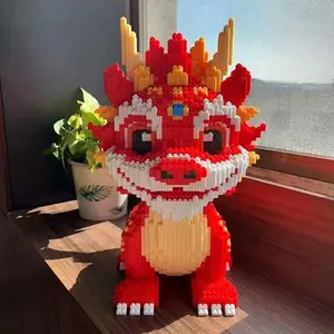 8206 Piece Dragon Building Blocks Animal Series Building Sets, Creative Construction Set for Challenging Handmade Play, Ideal Gift for Halloween Thanksgiving Mother’s Day Christmas