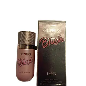 Emper Genius Blush Eau de Parfum 25ml - Feminine Floral-Sweet Perfume with Bergamot, Peony, and Vanilla Notes for Daily Use