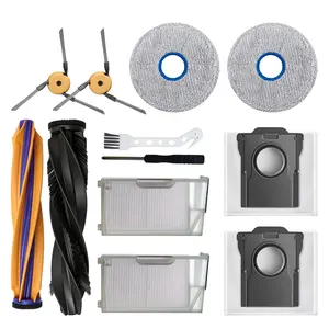 Compatible With Dreame X60 Max Ultra/X60 Master /X60 Ultra Complete Vacuum Replacement Parts Mop Cloths Dust Bags Accessories