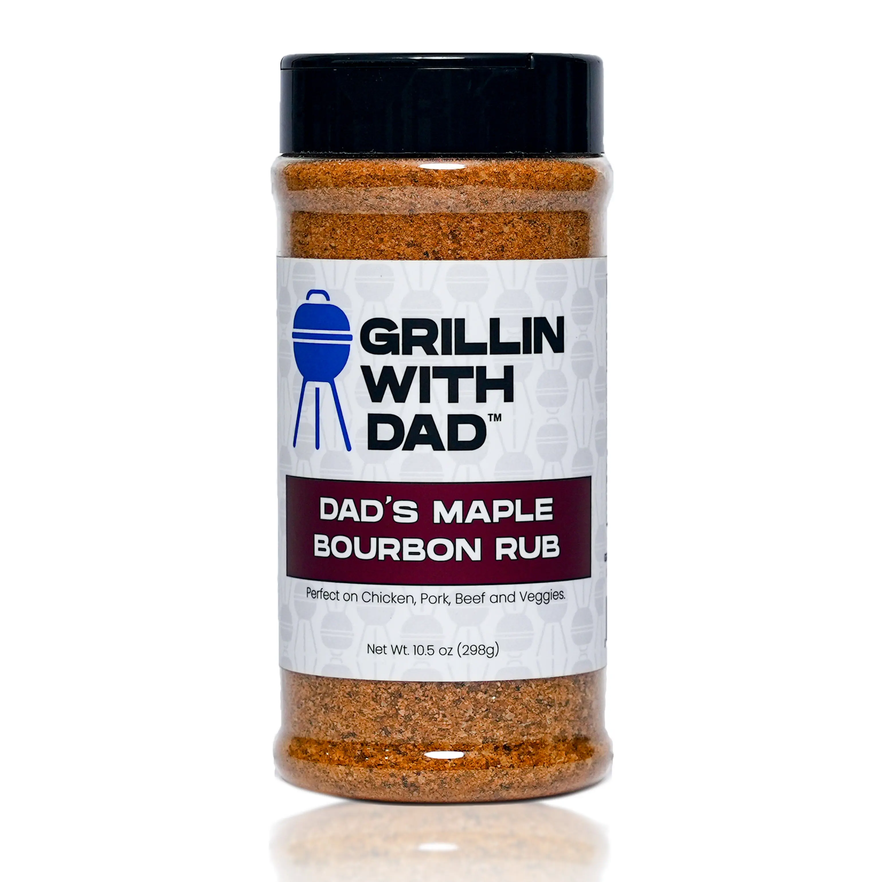 GWD Dad's Maple Bourbon Rub - Seasoning for Grilling and Cooking