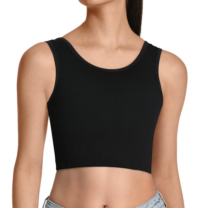 CuteStreet Transgender FTM Chest Binder Adjustable Affordable Breathable and Strong Compression Tank Top Bra Binder