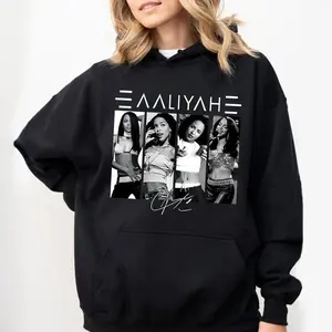 Aaliyah Rap Vintage Shirt, 90s Hip Hop Sweatshirt, Retro Music Legend Fan Unisex Hoodie , Unisex Sweater Pullover Tee
