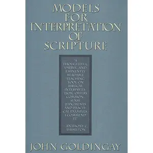 USED Book - Models For Interpretation Of Scripture by John Goldingay (Paperback) - english