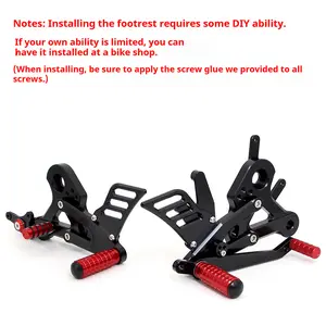 For CFMOTO 450SR 450SRS 2022 2025 Racing Rearset Footpeg Elevator Kit