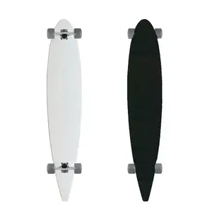 Moose Pintail 9" x 47.75" Longboard Dipped White Complete