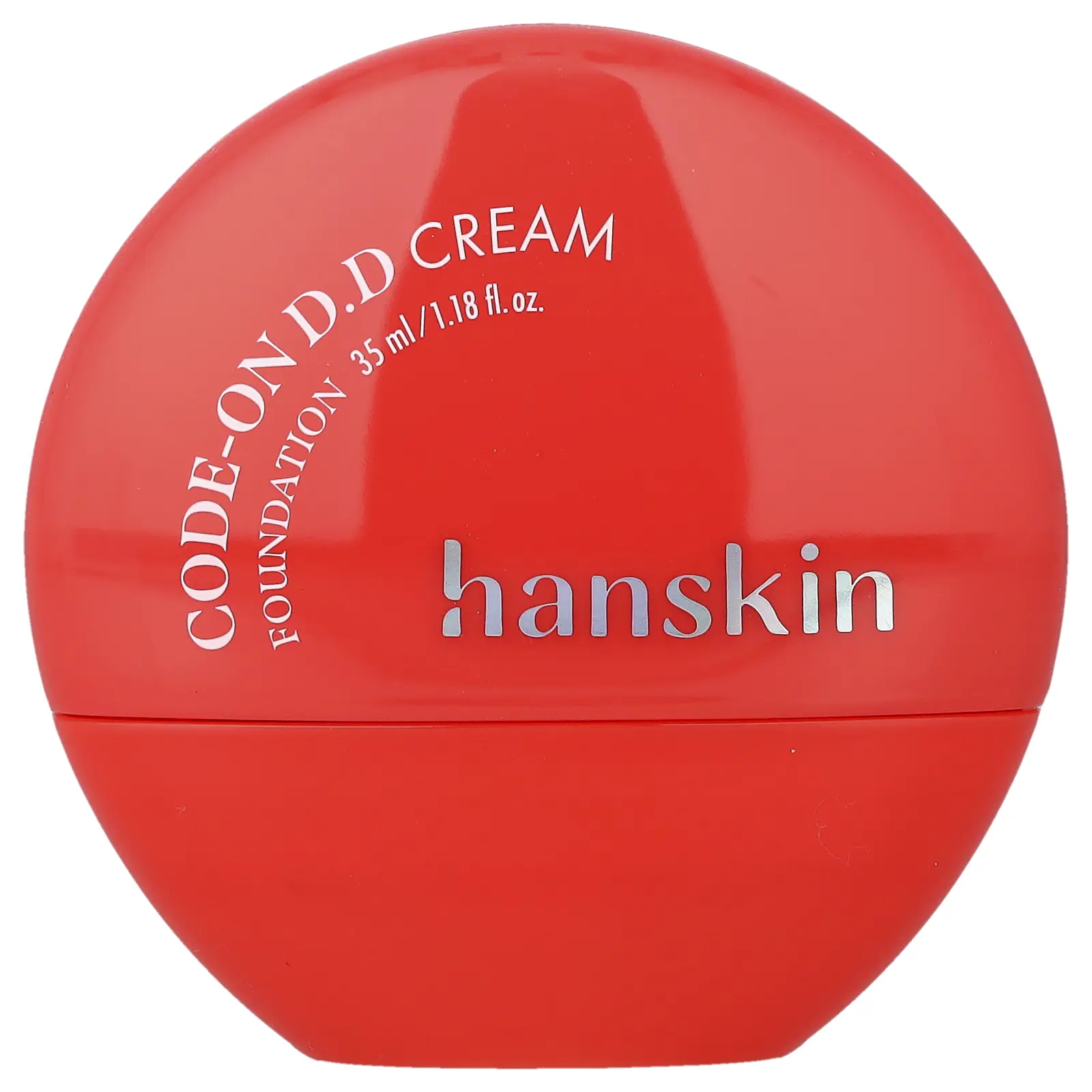 Hanskin Code-On D.D Cream Foundation, 19NC Porcelain, 1.18 fl oz (35 ml)
