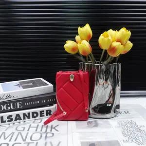 Pre-owned Bulgari calfskin Shoulder Bags Serpenti Cabochon Red Shoulder Bag T10283508