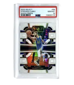 2023-24 Panini Select Stephen Curry #56 White Prizm /149 PSA 10 GEM MINT Warriors