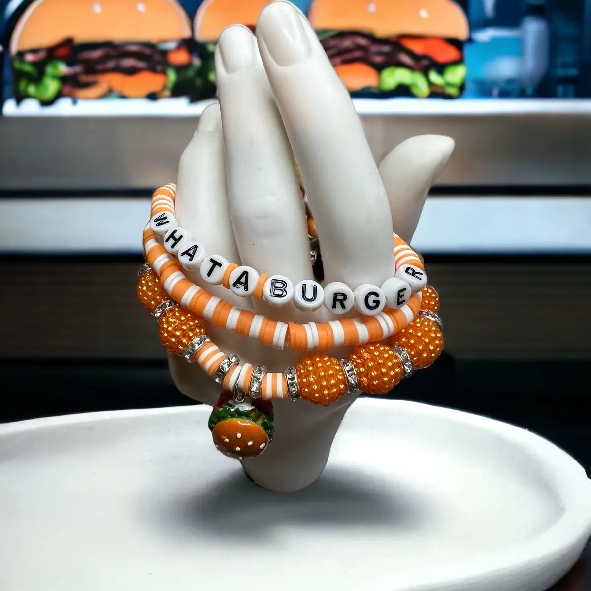 WhatABurger Bracelet Stack
