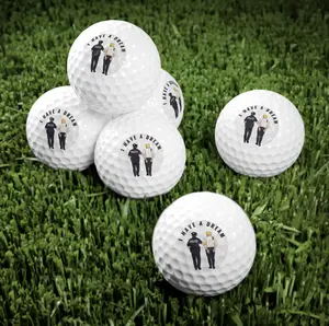 AntiTrump Golf Balls (Pack 6 Balls), I Have A Dream Balls, Anti Trump Fck Trump Golf Balls, Political Gift for Golfers, Set of 6
