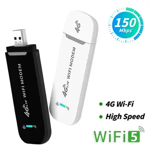 4G LTE 150Mbps High Speed Portable WiFi Hotspot, Pocket Size USB WiFi Modem with Smart IC Chip, MultiDevice Connection Travel Router for European Vacation Camping