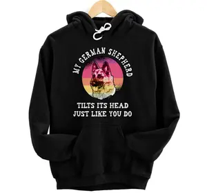 My German Shepherd Tilts His Head German Shepherd Lovers Hoodie, Sweatshirt, T-Shirt