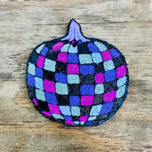 Halloween Disco Pumpkin Car Freshie