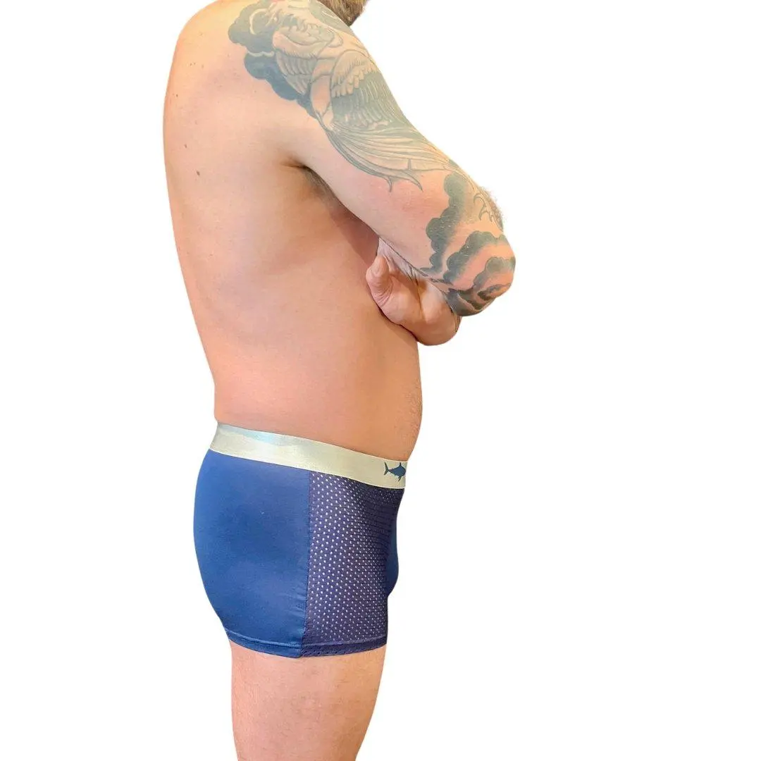 The Bull shark Men's Boxer Briefs mesh underwear