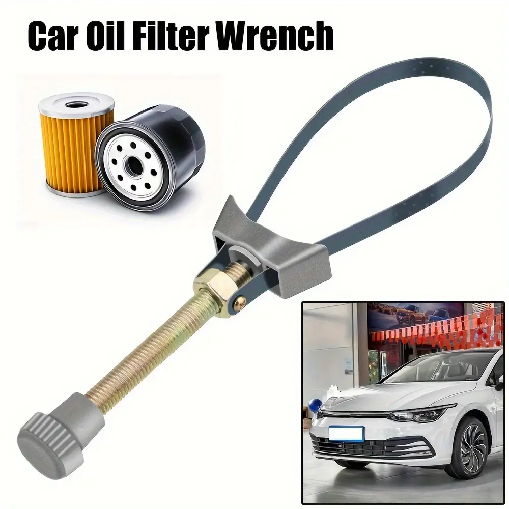 Yuanbao Style Adjustable Oil Filter Wrench (60mm-105mm) - Car Repair Tool, Mechanic Hand Tools for SUV Car Maintenance