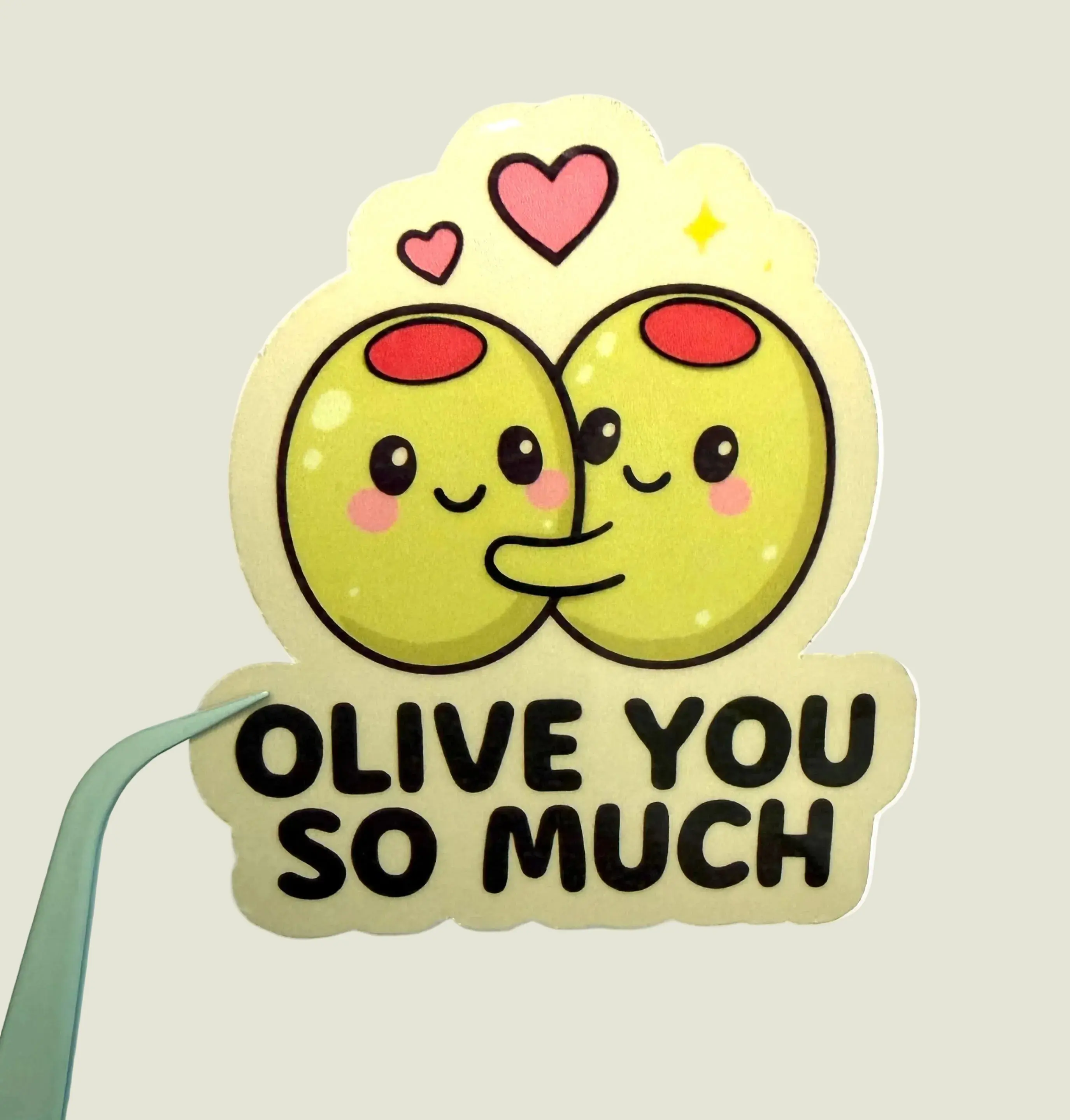 Olive you so much sticker