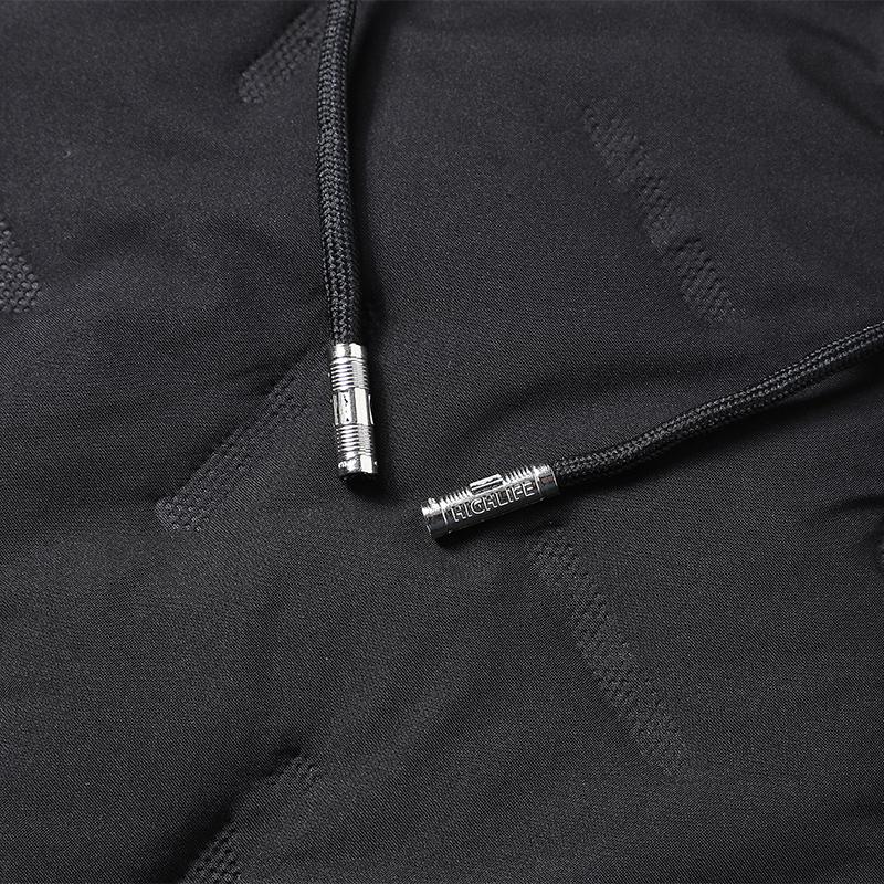 Men's winter full-zip warm fleece jacket with thick lining and hood, suitable for various occasions such as hiking, running, and daily commuting.Comfortable fabric is a must-have versatile piece in any man's wardrobe.