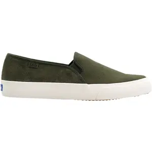 Keds Womens Double Decker Canvas Slip On Sneakers Shoes Casual - Green