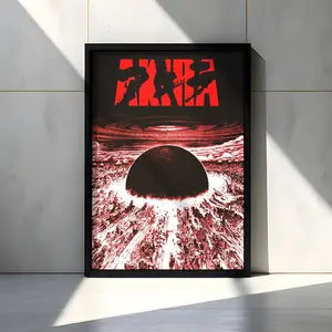 Akira Anime Poster: Neo-Tokyo Destruction, Cyberpunk Art (Digital Download)