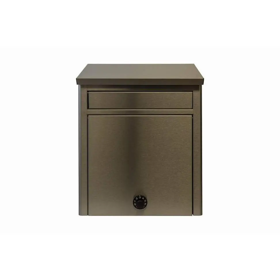 Kalos Stainless Steel Wall Mounted Mailbox With Combo Lock