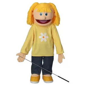 Katie, Girl Puppet, Peach Skin (25")